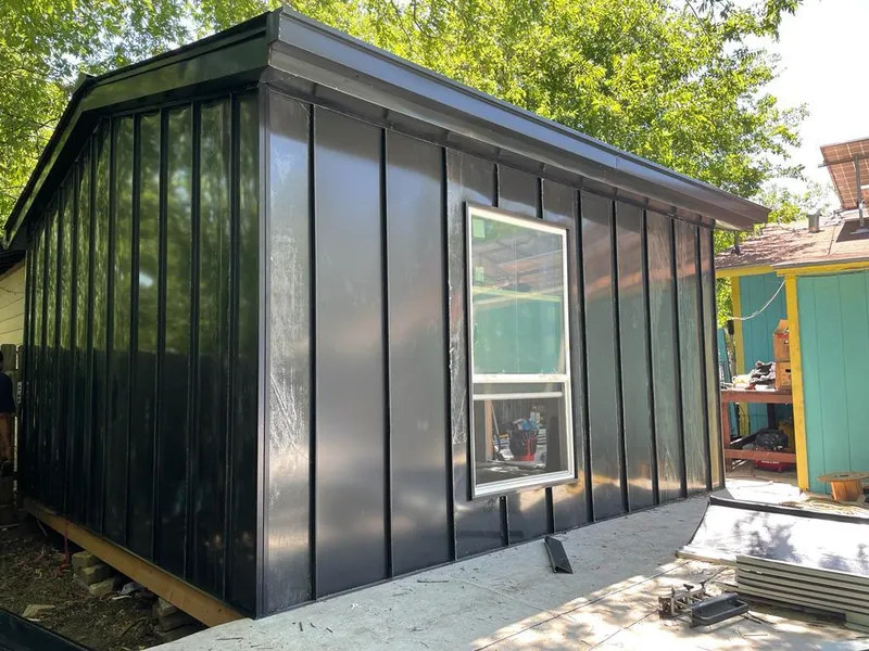 Black standing seam metal wall panels for Roof Inspection in Tobyhanna